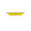 Manhattan Comfort Plaza 64.25 Modern Floating Wall Entertainment Center with Display Shelves in Rustic Brown and Yellow