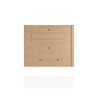 Manhattan Comfort Plaza 64.25 Modern Floating Wall Entertainment Center with Display Shelves in Rustic Brown and Yellow
