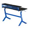 Techni Sport Blue Stryker Gaming Desk, Blue