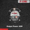 5 CORE Outdoor Indoor Speaker Easy On Wall Speaker Steel Moist Proof Wall Mount 8 Inch Woofer Surround Sound Home Wall Speakers Wired WS KK ZING