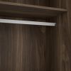 3-Door Shutter Wardrobe with shelves