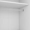 3-Door Shutter Wardrobe with shelves