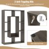 7-Cube Geometric Bookshelf Modern Decorative Open Bookcase